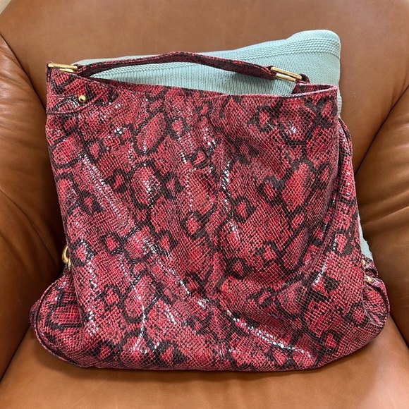 Rebecca Minkoff Handbags - Rebecca Minkoff Snakeskin Nikki Large Hobo Bag